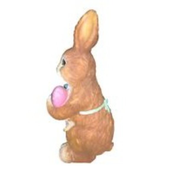 9 inch Resin Easter Bunny Rabbit Figurine - Picture 3 of 7